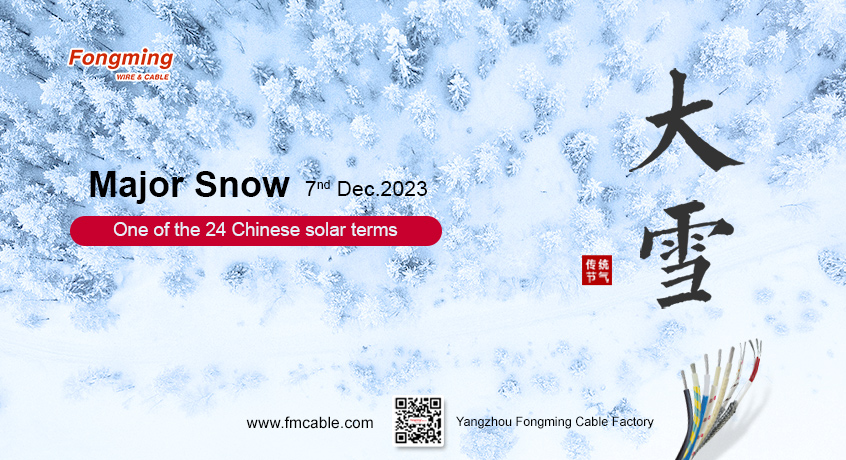 Fongming Cable 丨December’s solar terms—what are the customs of major snow?