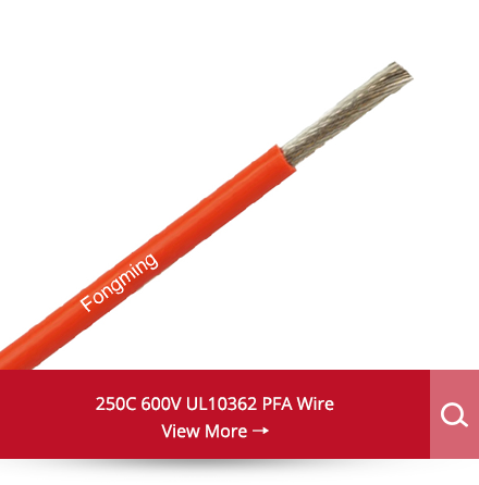 250C 600V UL10362 PFA Wire